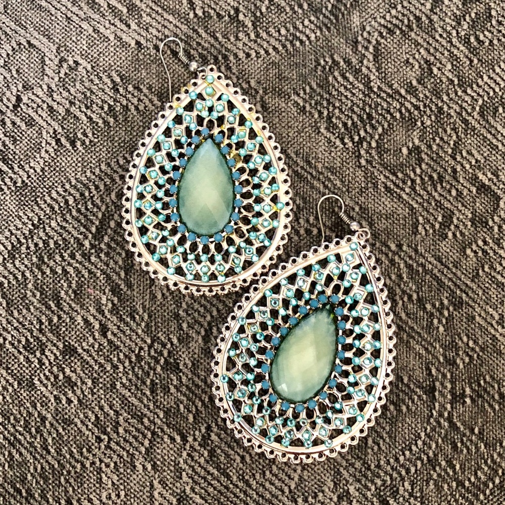 Silver Drop Earrings